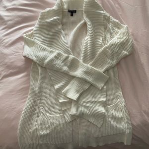 Express knit open front cardigan